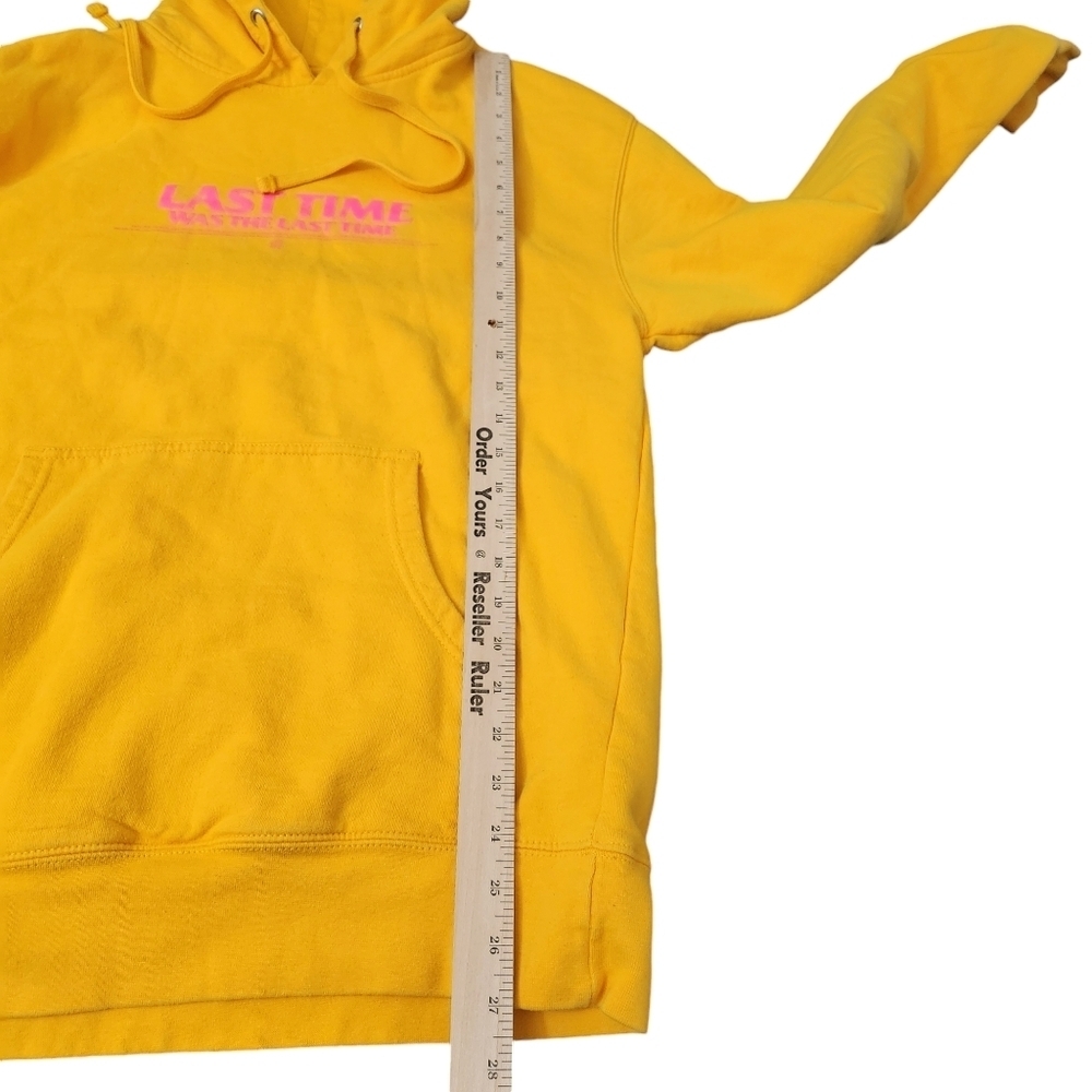 Anti Social Social Club The Grove Hoodie Sweater Medium Unisex Yellow Pullover - Picture 9 of 9